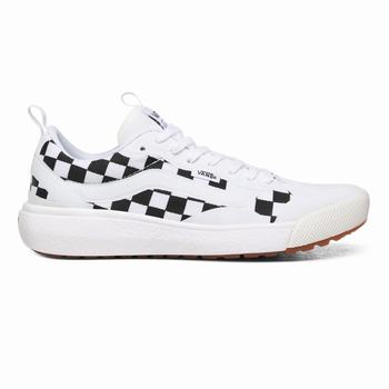 Női Vans Checkerboard UltraRange EXO Tornacipő VA6587094 Fehér/Fekete